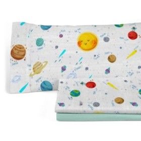 Juego de sábanas estampado Space presentación