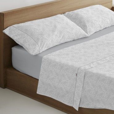 Sábana Bajera Ajustable Lisa Blanco Cama 150 Cm - 150x190/200 Cm, 100%  Algodón. con Ofertas en Carrefour