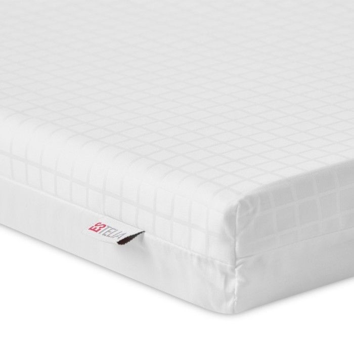 Juego de sábanas satén Atia blanco detalle del tejido