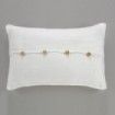Funda de cojín Maia blanco cojín 50x75