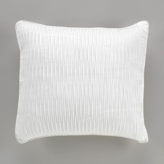 Funda de cojín Lili blanco cojín 50x50 cierre con cremallera