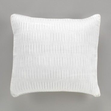 Funda de cojín Lili blanco cojín 50x50 cierre con cremallera