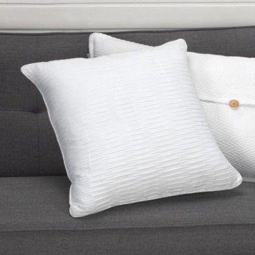 Funda de cojín Lili blanco cojín 50x75 cierre con cremallera