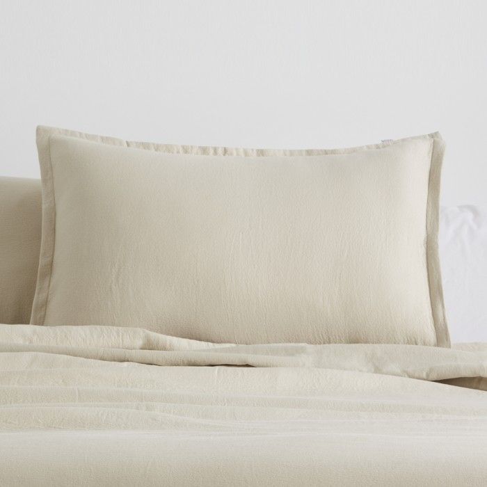 Colcha tejida + funda cojín Rice lino incluye fundas de cojín