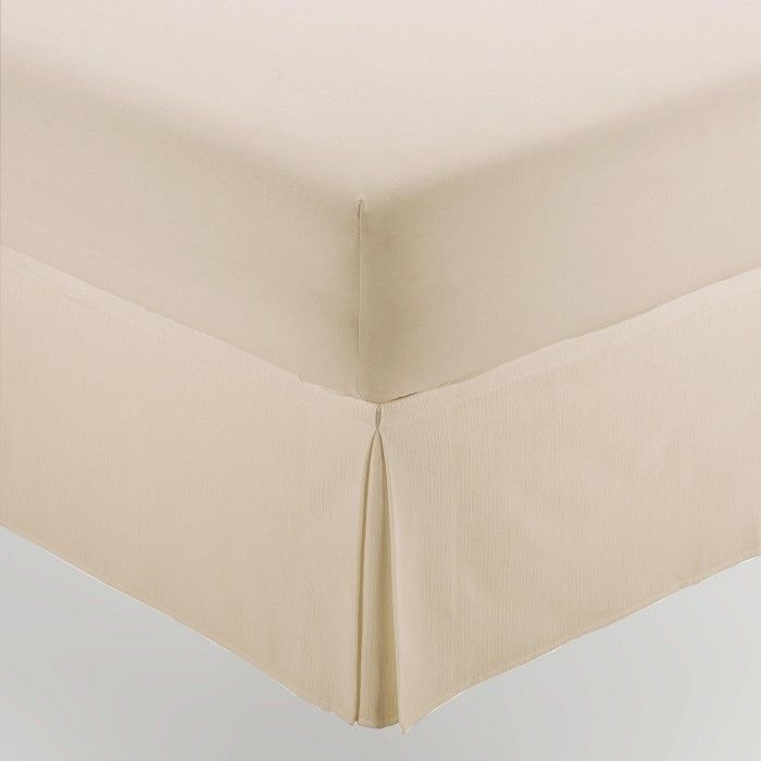 Cubrecanapé con velcro Rústico liso crema detalle