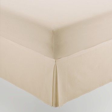 Cubrecanapé con velcro Rústico liso crema detalle