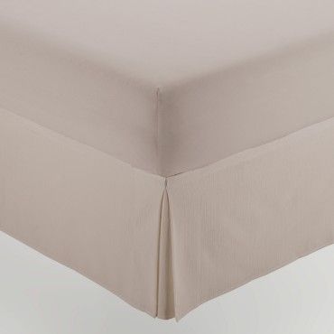 Cubrecanapé con velcro Rústico liso lino detalle