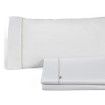 Juego de sábanas liso blanco bodegón
