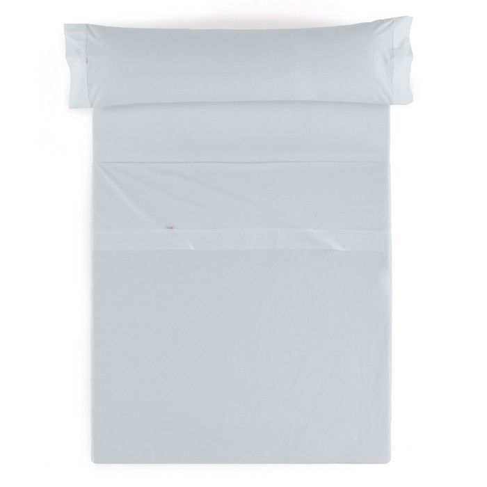 Juego de sábanas percal 200 hilos perla vista cenital