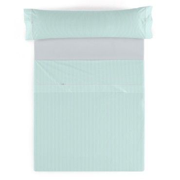 Juego de sábanas 200 hilos Greta aqua vista cenital