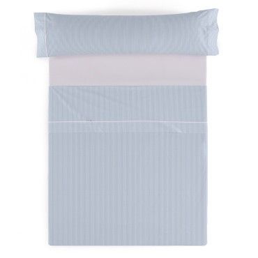 Juego de sábanas 200h Greta azul vista cenital