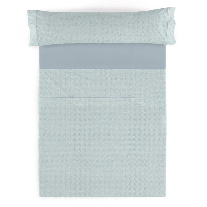 Juego de sábanas algodón Rex aqua vista cenital