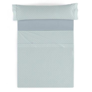 Juego de sábanas algodón Rex aqua vista cenital