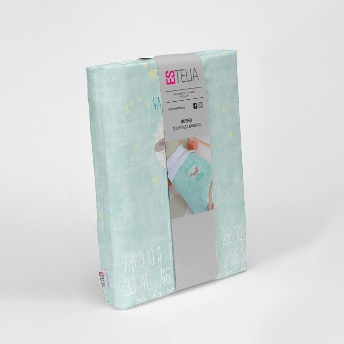 Funda nórdica algodón Sueño presentación en bolsa de tela