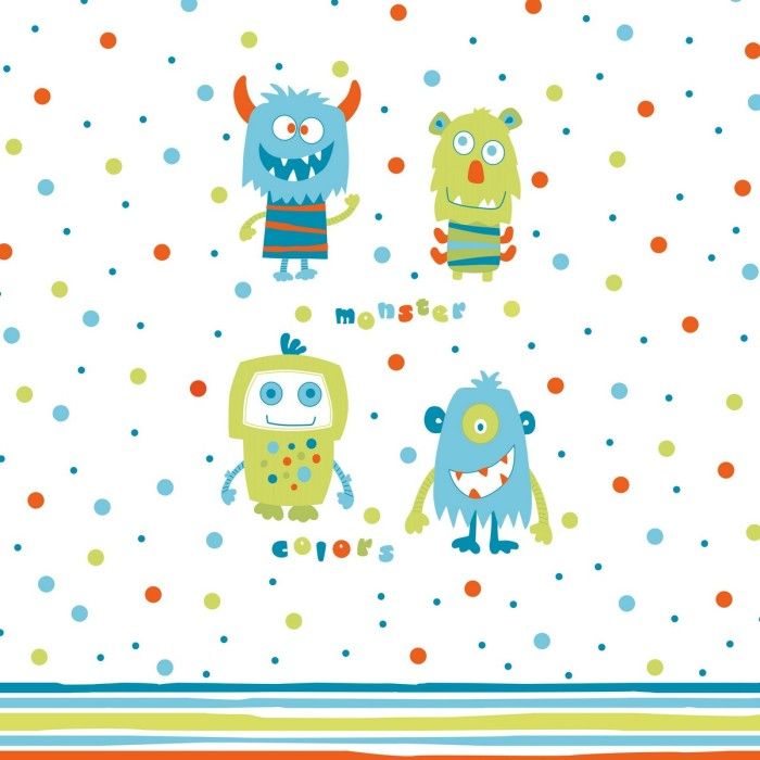 Funda nórdica Monster detalle del diseño