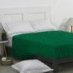 Sábana encimera 50/50 verde billar escena de cama