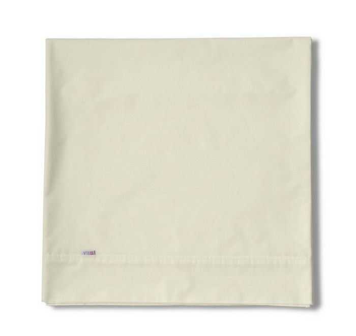 Sábana encimera percal marfil producto plegado