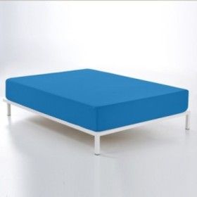 Bajera ajustable 50-50 azul cendre escena de cama