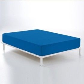 Bajera ajustable 50-50 azul imperial escena de cama
