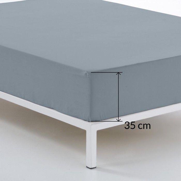 Bajera largo 210 alto 35 cm percal acero detalle de la esquina