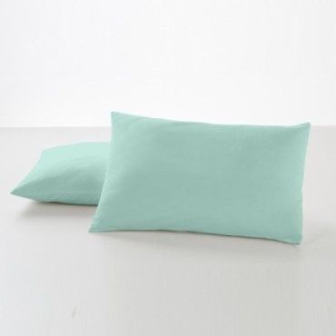 Funda de almohada 50-50 aqua dos piezas 50x80 cm