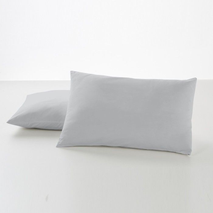 Funda de almohada 50-50 perla dos piezas 50x80 cm