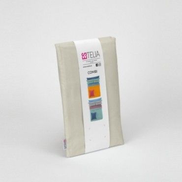 Funda de almohada 50-50 piedra presentación en bolsa de tela