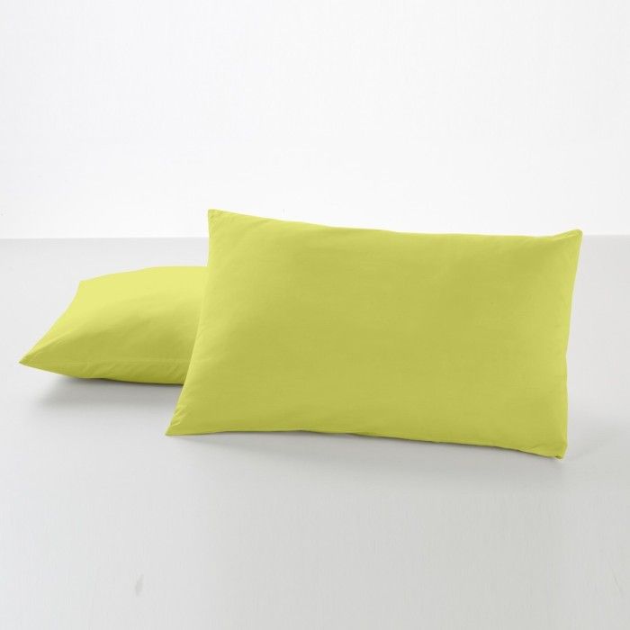 Funda de almohada 50-50 pistacho dos piezas 50x80 cm