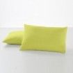 Funda de almohada 50-50 pistacho dos piezas 50x80 cm