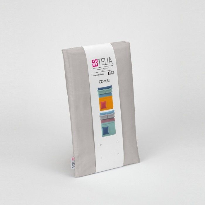 Funda de almohada 50-50 plomo presentación en bolsa de tela