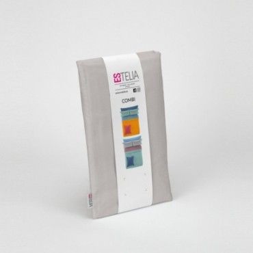 Funda de almohada 50-50 plomo presentación en bolsa de tela