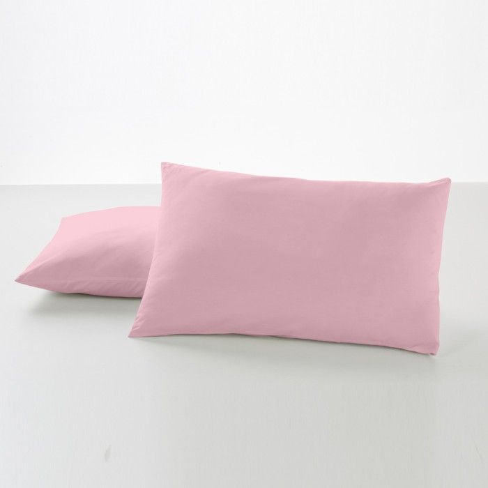 Funda de almohada 50-50 rosa dos piezas 50x80 cm