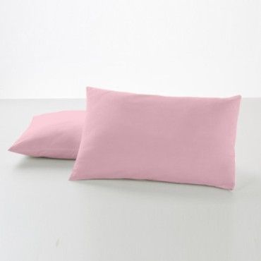 Funda de almohada 50-50 rosa dos piezas 50x80 cm