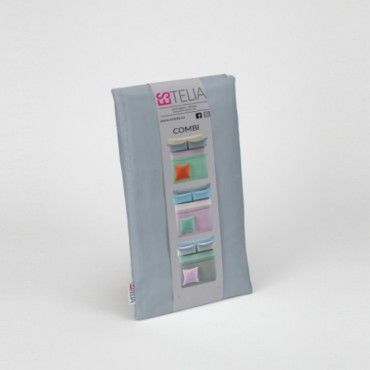 Funda de almohada algodón acero presentación en bolsa de tela