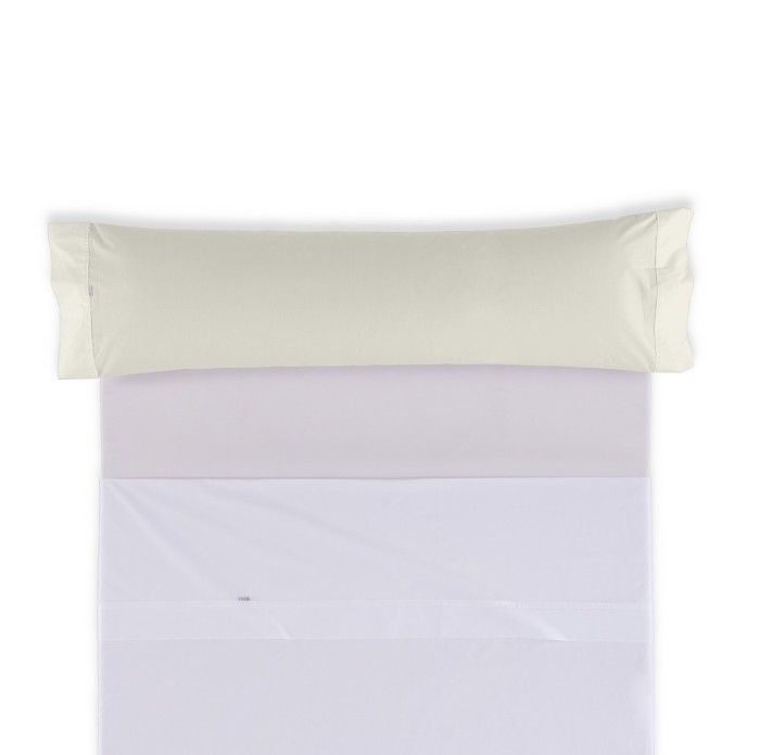 Funda de almohada algodón crema una pieza