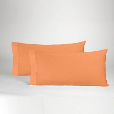 Funda de almohada algodón mango dos piezas abertura lateral
