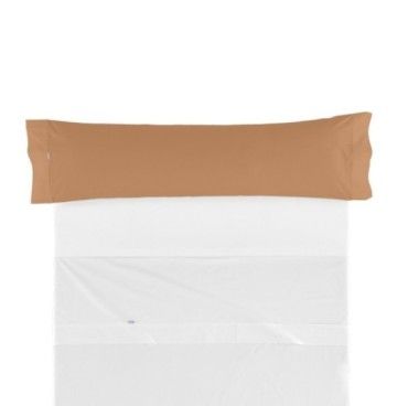 Funda de almohada algodón marrón una pieza