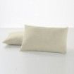 Funda de almohada algodón piedra dos piezas 50x80 cm