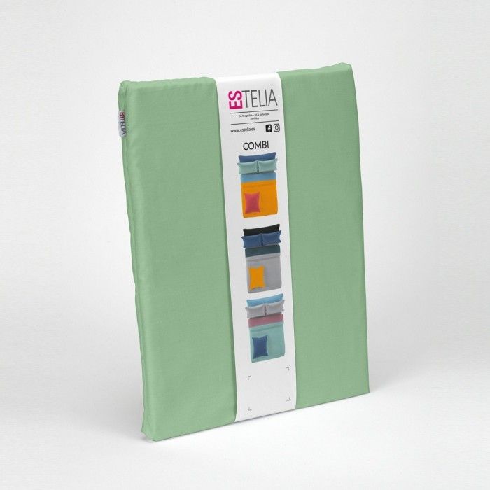 Funda nórdica lisa 50-50 albahaca presentación en bolsa de tela