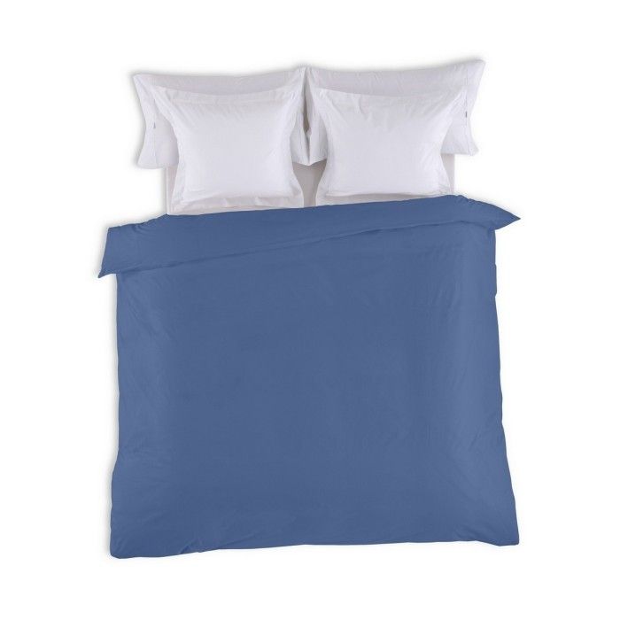 Funda nórdica lisa 50-50 azulón vista cenital