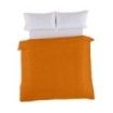 Funda nórdica lisa 50-50 ocre vista cenital