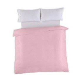 Funda nórdica lisa 50-50 rosa vista cenital