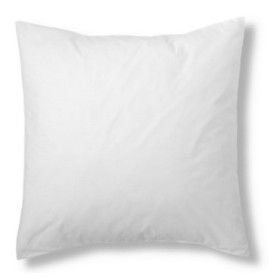 Funda de cojín percal blanco 40x40 cm