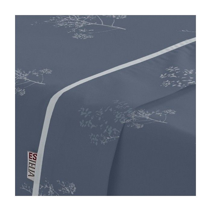 Juego de sábanas Vairy azul detalle del dibujo