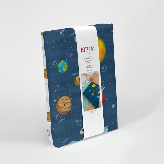 Funda nórdica Space presentación en bolsa de tela