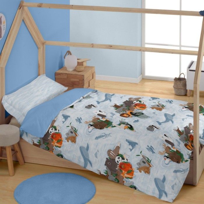 Funda nórdica Animals vista lateral