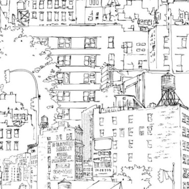 Funda nórdica Urban detalle del dibujo