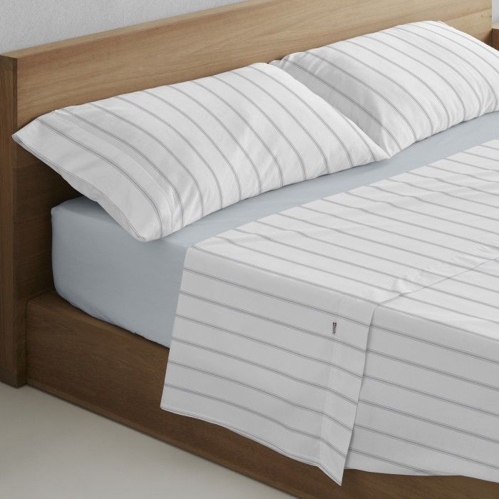 Juego sábanas Rita 200 hilos perla escena de cama