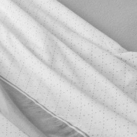 Juego sábanas franela Eira perla detalle