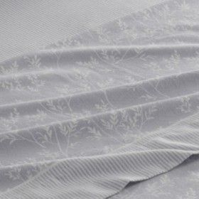 Juego sábanas franela Zahara azul detalle